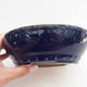 Keramik Bonsai Schüssel 17 x 17 x 4,5 cm, Farbe blau - 2/4