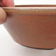 Keramische Bonsai-Schale 19 x 19 x 6 cm, Farbe rot - 2/3