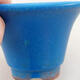 Bonsaischale aus Keramik 9,5 x 9,5 x 6,5 cm, Farbe blau - 2/3