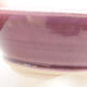 Keramische Bonsai-Schale 11,5 x 11,5 x 4 cm, Farbe lila - 2/3