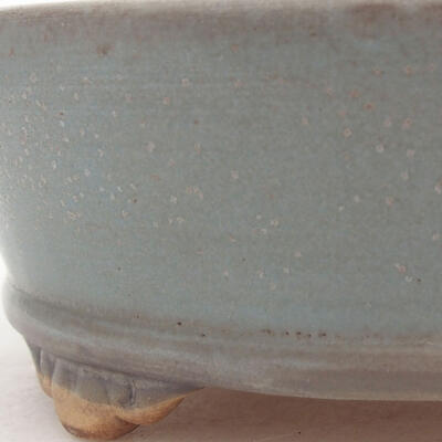 Keramik-Bonsaischale 18 x 18 x 5 cm, Farbe Blau - 2