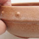 Keramik Bonsai Schüssel 14 x 14 x 5 cm, beige Farbe - 2/4