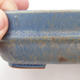 Keramische Bonsai-Schale 14,5 x 12 x 4,5 cm, braun-blaue Farbe - 2. Qualität - 2/4