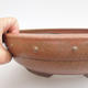 Keramik Bonsai Schüssel - 24 x 24 x 6,5 cm, rote Farbe - 2/3