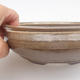 Keramik Bonsai Schüssel - 15,5 x 15,5 x 5 cm, braune Farbe - 2/3