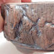 Keramik-Bonsaischale 10 x 10 x 5 cm, Farbe braun - 2/3