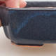 Keramik Bonsai Schüssel 15 x 12 x 4 cm, Farbe blau - 2/4