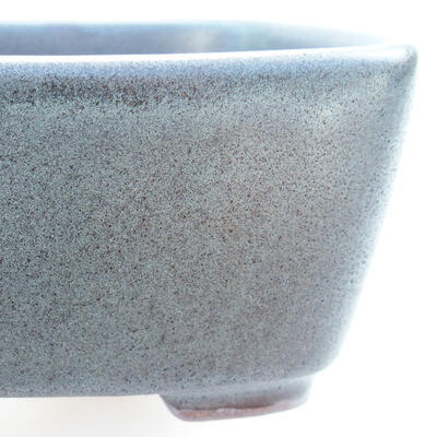 Bonsaischale aus Keramik 12,5 x 10 x 5,5 cm, graue Farbe - 2