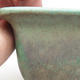 Keramische Bonsai-Schale 9 x 9 x 5,5 cm, Farbe grün - 2/4