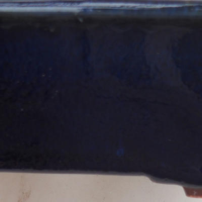 Bonsai-Keramikschale 8,5 x 8,5 x 4,5 cm, Farbe blau - 2. Qualität - 2
