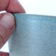 Keramik Bonsai Schüssel 11,5 x 11,5 x 8 cm Farbe blau - 2/3