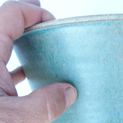 Keramik Bonsai Schüssel 22 x 22 x 20 cm Farbe grün - 2