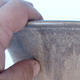 Keramik Bonsai Schüssel 20,5 x 20,5 x 19 cm braun-beige Farbe - 2/3