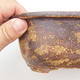 Keramik Bonsaischale 22,5 x 18 x 7 cm, braun-grüne Farbe - 2/4