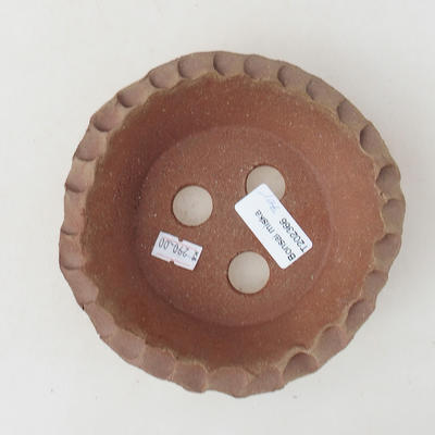 Keramik Bonsai Schüssel 12 x 12 x 4 cm, graue Farbe - 2. Qualität - 2