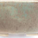 Keramik-Bonsaischale 12 x 12 x 8 cm, Farbe grün - 2/3