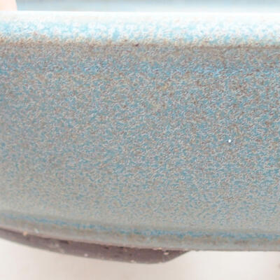 Keramische Bonsai-Schale 24 x 24 x 4,5 cm, Farbe blau - 2