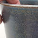 Keramische Bonsai-Schale 9 x 9 x 8 cm, Farbe blau - 2/3