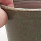 Keramische Bonsai-Schale 9 x 9 x 8,5 cm, Farbe grün - 2/3