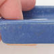 Keramik Bonsaischale 10 x 7 x 2 cm, Farbe blau - 2. Wahl - 2/4
