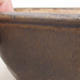 Keramische Bonsai-Schale 15,5 x 15,5 x 6,5 cm, braune Farbe - 2/3