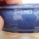 Bonsaischale aus Keramik 8,5 x 8,5 x 4 cm, Farbe blau - 2/3