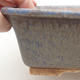 Keramische Bonsai-Schale 20,5 x 16,5 x 6,5 cm, Farbe blau - 2/3