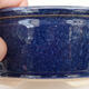 Bonsaischale aus Keramik 14,5 x 14,5 x 5,5 cm, Farbe blau - 2/3