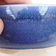 Bonsaischale aus Keramik 13 x 13 x 5,5 cm, Farbe blau - 2/3