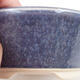 Bonsaischale aus Keramik 12 x 12 x 4,5 cm, Farbe blau - 2/3