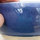 Bonsaischale aus Keramik 12,5 x 12,5 x 6 cm, Farbe blau - 2/3