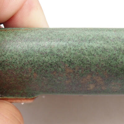Bonsaischale aus Keramik 21,5 x 16 x 3 cm, Farbe grün - 2