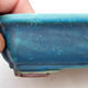 Bonsaischale aus Keramik 17,5 x 13,5 x 5,5 cm, Farbe blau - 2/3