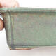 Bonsaischale aus Keramik 17 x 12,5 x 6,5 cm, Farbe grün - 2/3