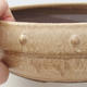 Keramik Bonsai Schüssel 20 x 20 x 6 cm, beige Farbe - 2/3