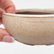 Keramik Bonsai Schüssel 11 x 11 x 4 cm, Farbe beige - 2/4