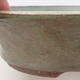 Keramische Bonsai-Schale 20 x 20 x 5,5 cm, Farbe grün - 2/3