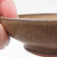 Keramik Bonsai Schüssel 11 x 11 x, 3 cm, braune Farbe - 2/4