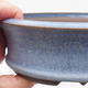 Bonsaischale aus Keramik 16 x 16 x 5 cm, Farbe blau - 2/4