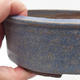 Bonsaischale aus Keramik 16 x 16 x 5,5 cm, Farbe blau - 2/4