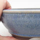 Bonsaischale aus Keramik 16 x 16 x 5,5 cm, Farbe blau - 2/4