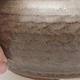 Keramische Bonsai-Schale 17 x 17 x 7,5 cm, graue Farbe - 2/3