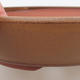 Keramische Bonsai-Schale 20,5 x 20,5 x 5 cm, braune Farbe - 2/3