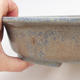 Keramik Bonsaischale 29 x 25 x 6 cm, Farbe blau - 2/3