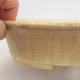 Keramik Bonsai Schüssel 21,5 x 18 x 5 cm, gelbe Farbe - 2/3