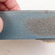 Bonsaischale aus Keramik 14,5 x 11,5 x 5 cm, blau-schwarze Farbe - 2/3