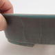 Keramik-Bonsaischale 21,5 x 18 x 5 cm, grünbraune Farbe - 2/3