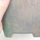 Keramische Bonsai-Schale 7,5 x 7,5 x 8,5 cm, Farbe braun-grün - 2/3