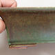 Bonsaischale aus Keramik 20,5 x 15,5 x 7 cm, Farbe grün-braun - 2/3