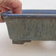 Keramik Bonsaischale 17 x 14 x 5 cm, Farbe blau - 2/3